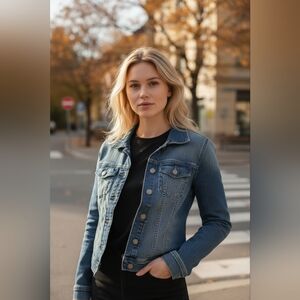 ✨HOST PICK✨VINTAGE Tommy Hilfiger Signature Jean Jacket